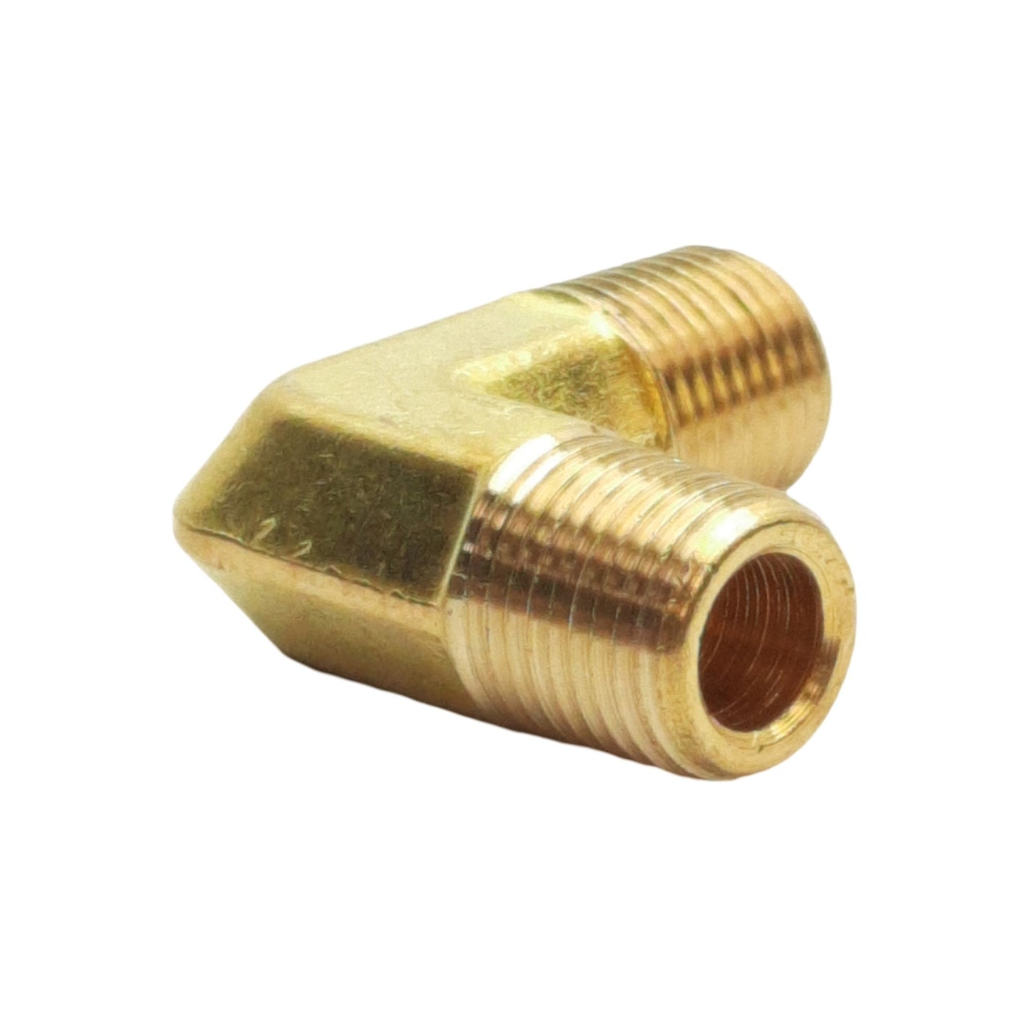 New Lot of 10 Midland 28266 Brass Fitting Elbow, 1/8in x 1/8in Male NPTF, 1200psi