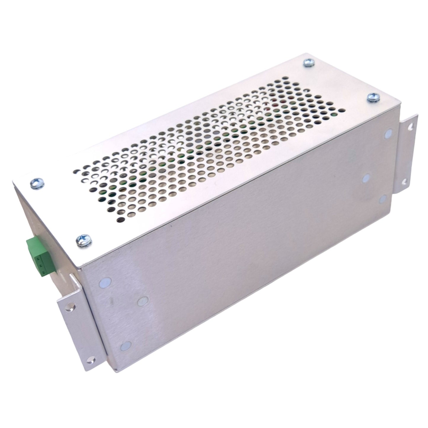 Used Aerotech UFM-ST 630D2192 Noise Filter Module, 100-240VAC 3-Pin In/Out, 10A Fuse