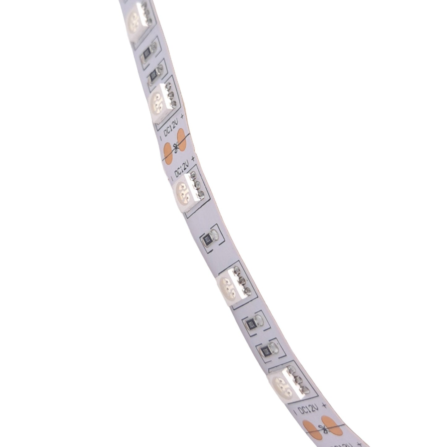 New Environmental Lights amberrf5050-reel Amber LED Light Strip Reel, 10mm 12VDC 5m