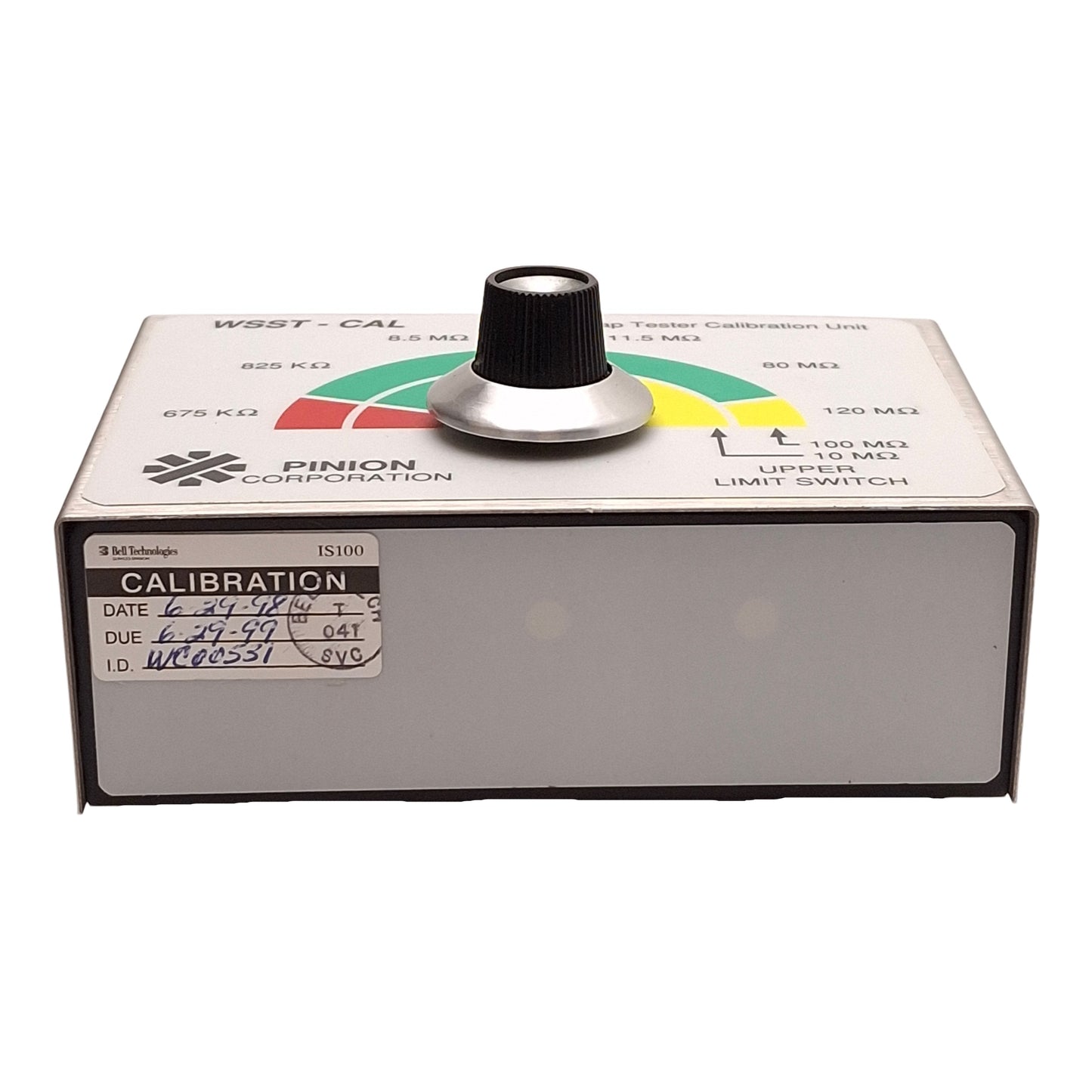 Used Pinion Corporation WSST-CAL Wrist Strap Calibration Unit For WSST-300 & GST-400