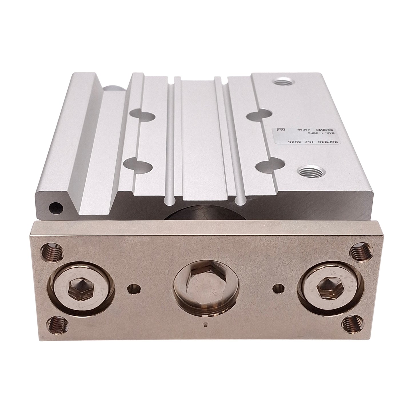 New SMC MGPM40-75Z-XC85 Guided Cylinder, ø40mm Bore, 75mm Stroke, 1.0MPa, Rc1/8