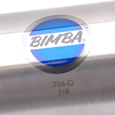 New Bimba 704-D Pneumatic Cylinder, ø3in Bore, 4in Stroke, 3/8in NPT, 250psi Max