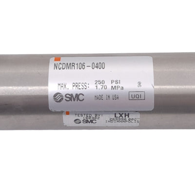 New SMC NCDMR106-0400 Pneumatic Cylinder, ø1-1/16in Bore, 4in Stroke, 1/8NPT, 1.7MPa
