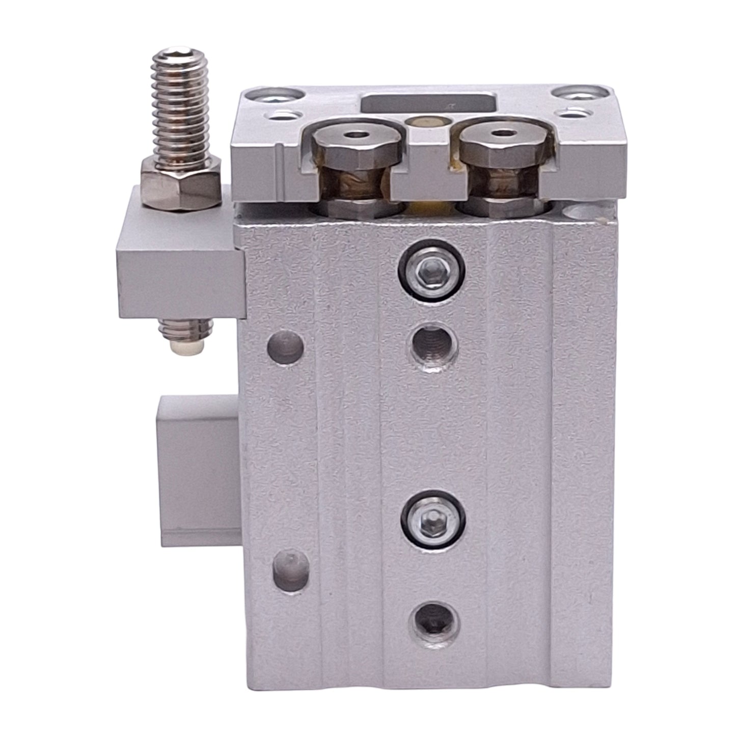 New SMC MXS6-10AS-X11 Slide Table, ø6mm Bore, 10mm Stroke, 0.15-0.7MPa, M3x0.5 Ports