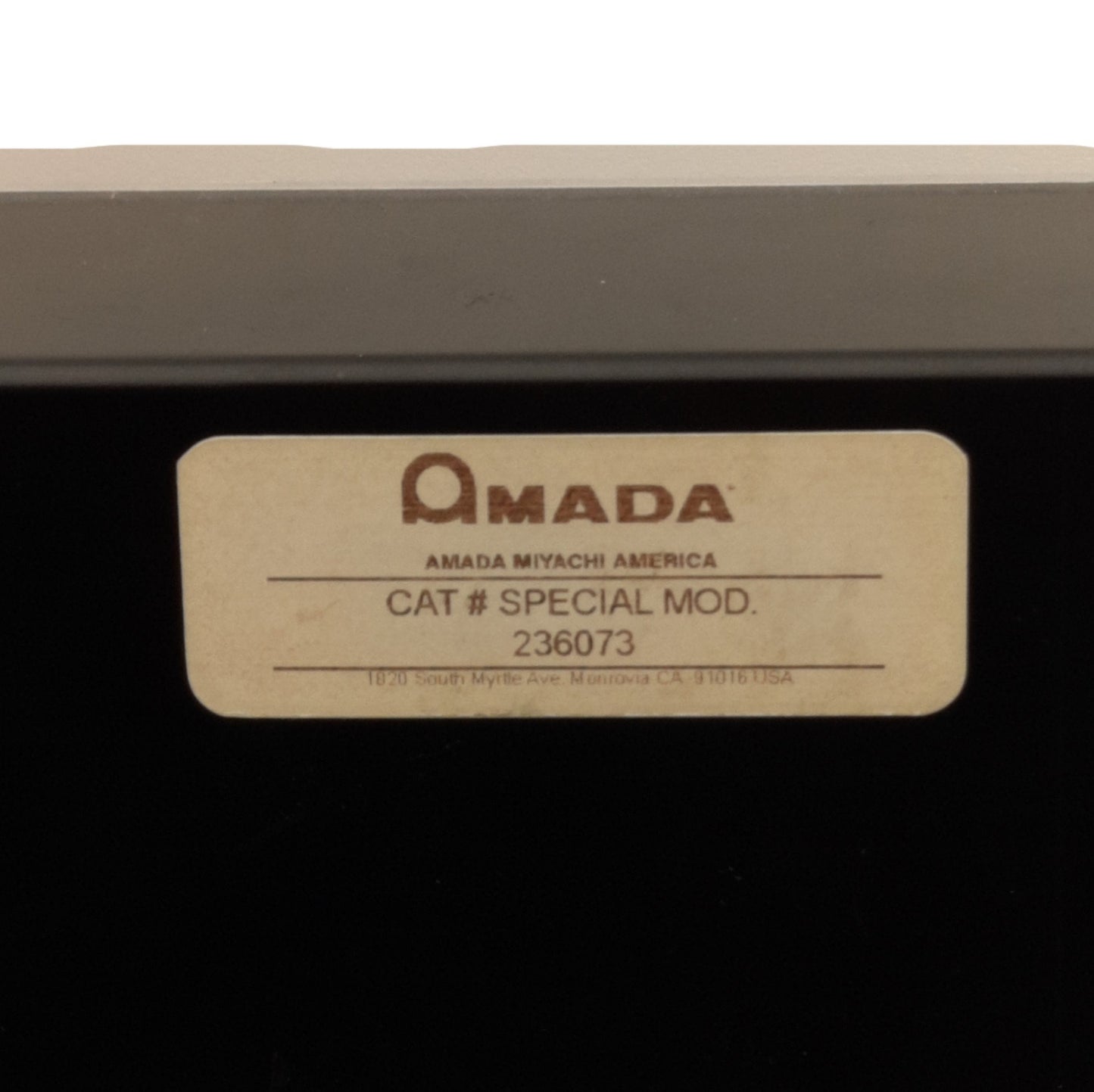 Used Amada Special Mod. 236073 Delta Laser Workstation Pendant Control Panel *Button*
