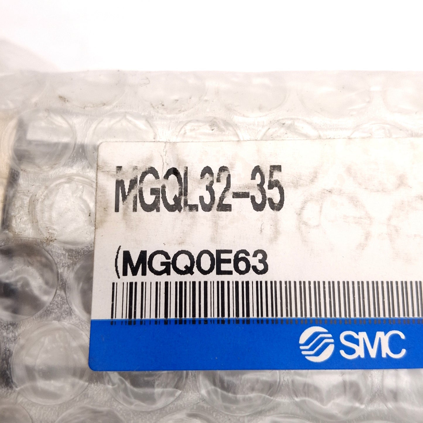 New SMC MGQL32-35 Guided Cylinder, ø32mm Bore, 35mm Stroke, 0.1-1.0MPa, Rc1/8 Ports