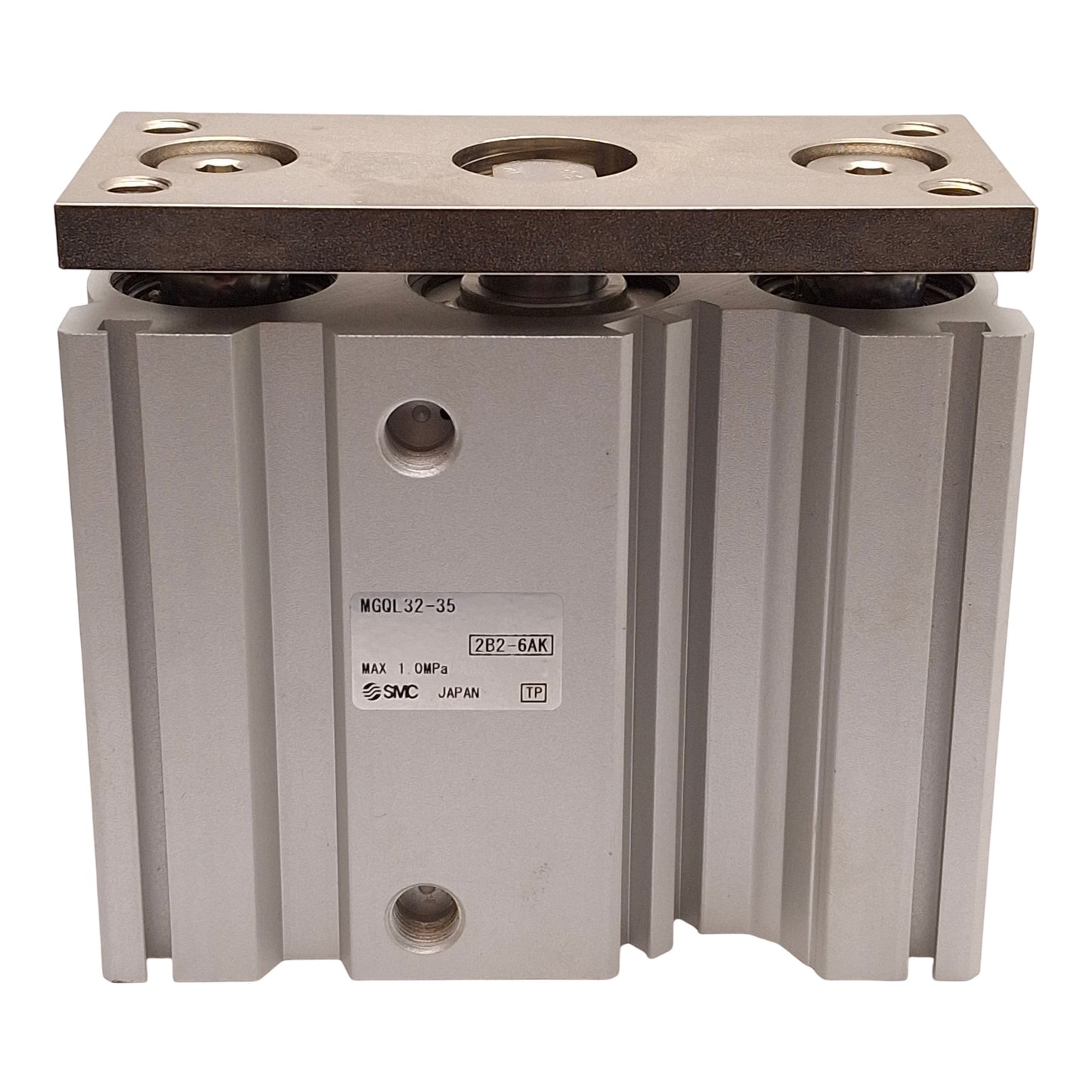 New SMC MGQL32-35 Guided Cylinder, ø32mm Bore, 35mm Stroke, 0.1-1.0MPa, Rc1/8 Ports