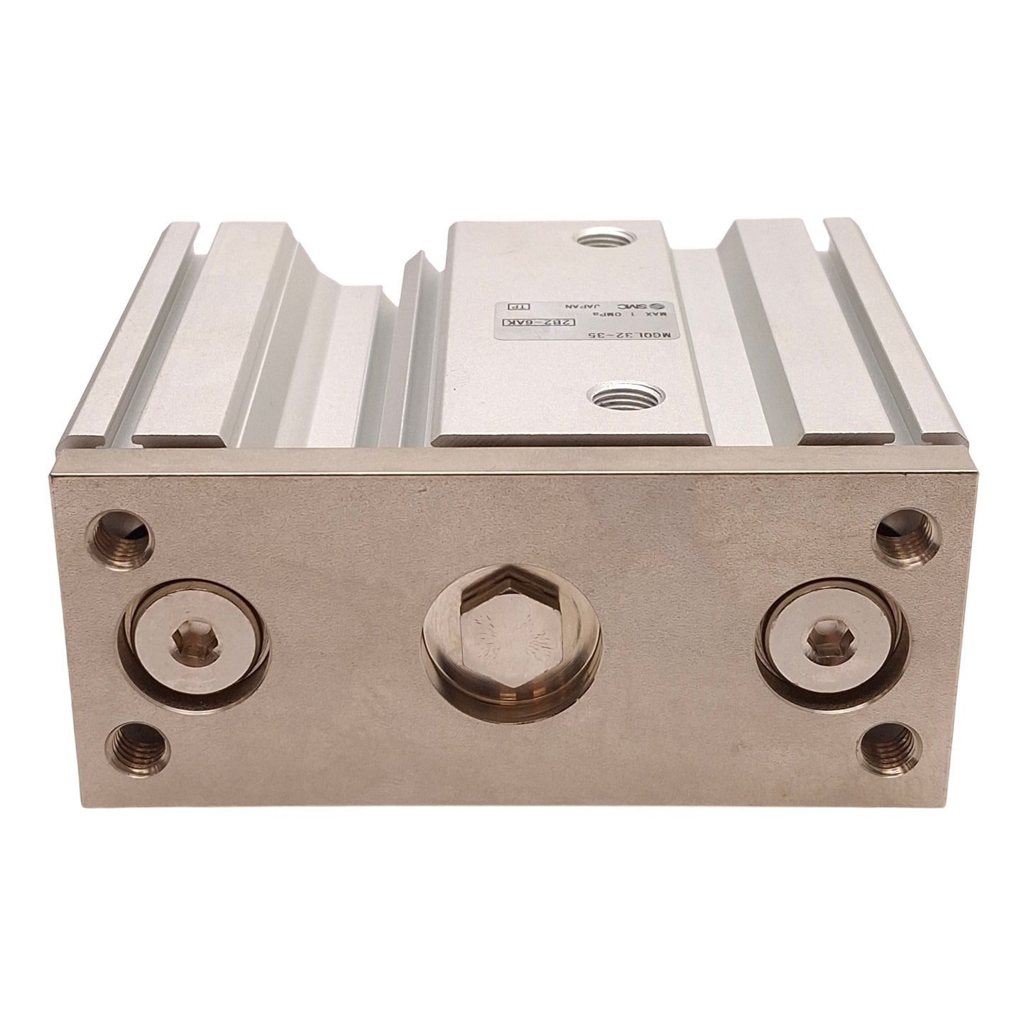 New SMC MGQL32-35 Guided Cylinder, ø32mm Bore, 35mm Stroke, 0.1-1.0MPa, Rc1/8 Ports