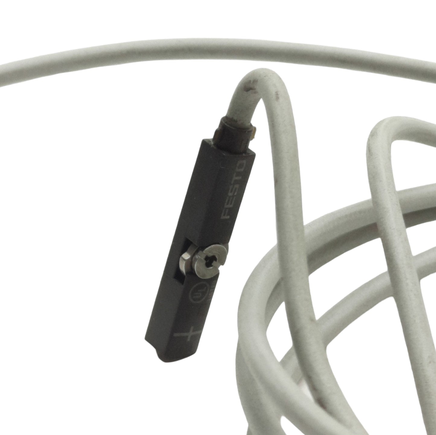 Used Festo SMT-8M-A-NS-24V-E-2,5-OE Cylinder Position Sensor, 5-30VDC, NPN, 3-Wire