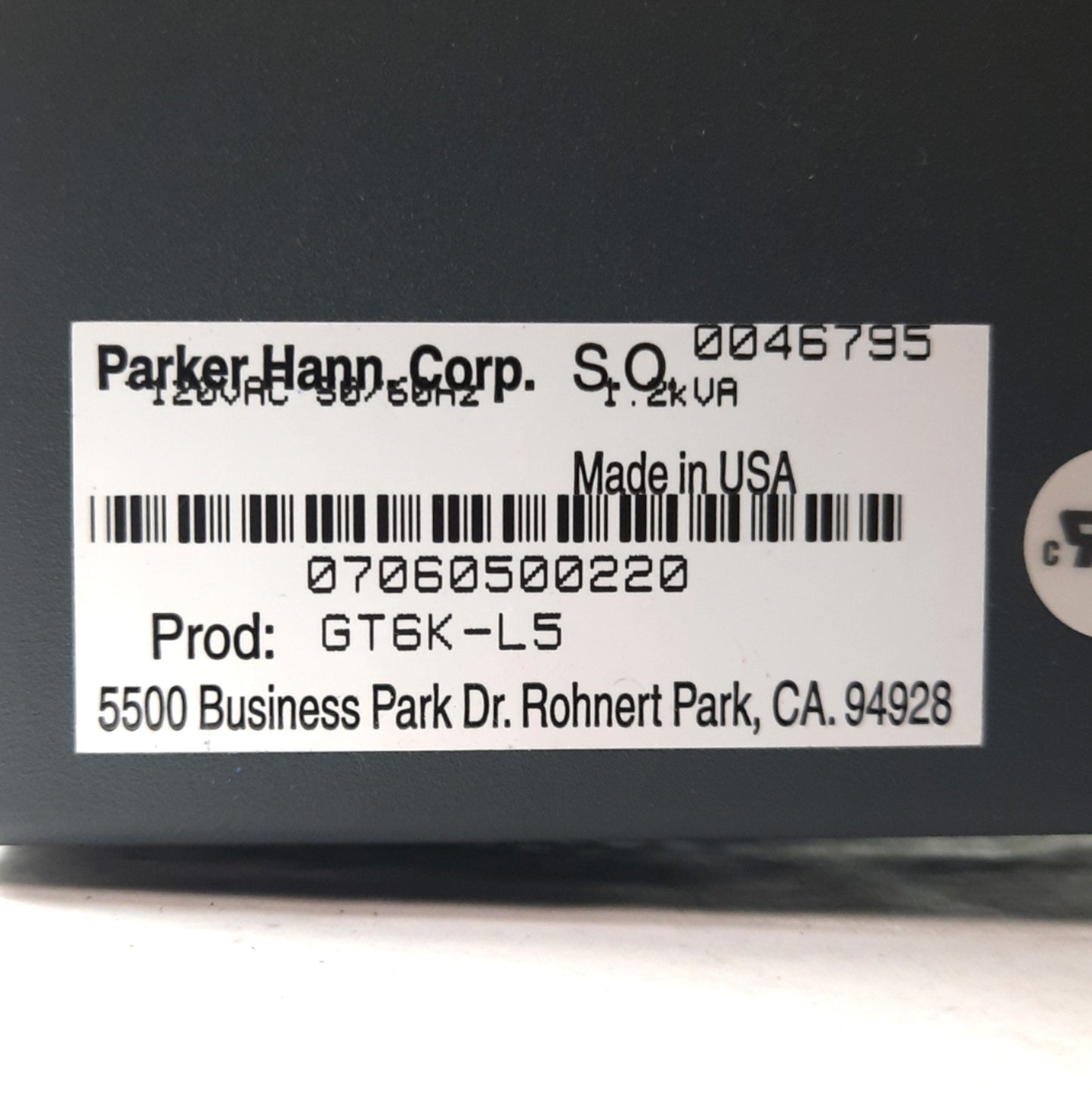 Used Parker GT6K-L5 Gemini Stepper Drive 170VDC 20kHz 5A Ethernet RS-232/485 120VAC