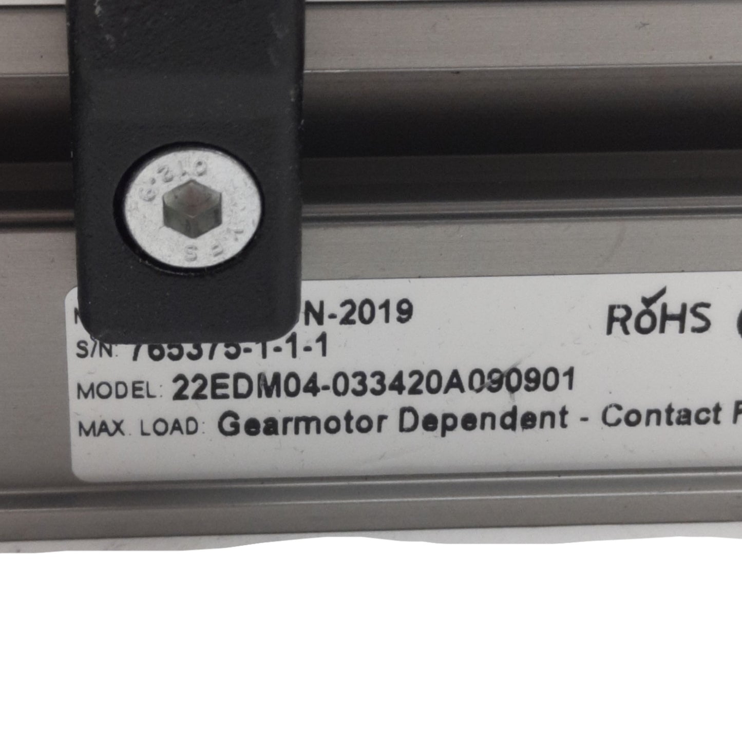 Used Dorner 22EDM04-033420A090901 Flat Belt Conveyor, 4in Width x 3.3ft (40in) Length