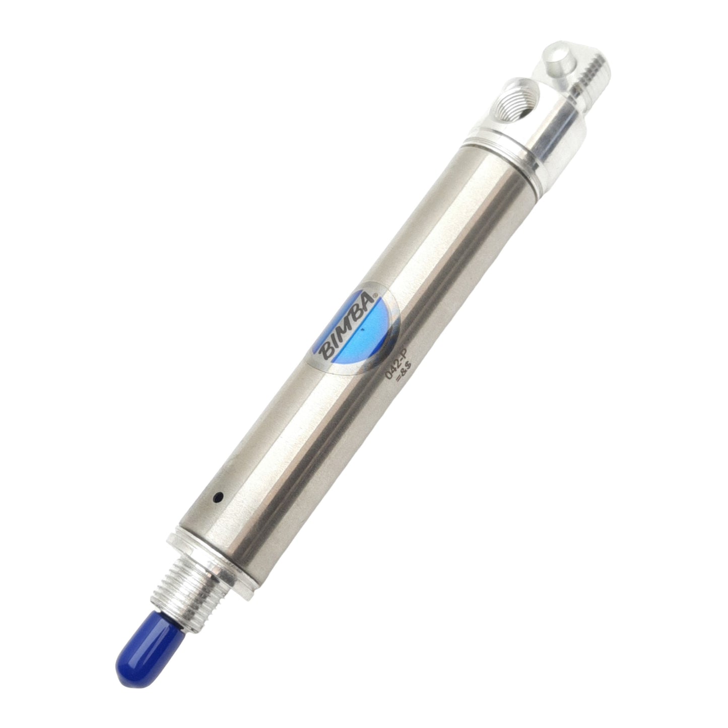 New Bimba 042-P Pneumatic Cylinder, ø3/4in Bore, 2in Stroke, 1/8in NPT, 250psi Max
