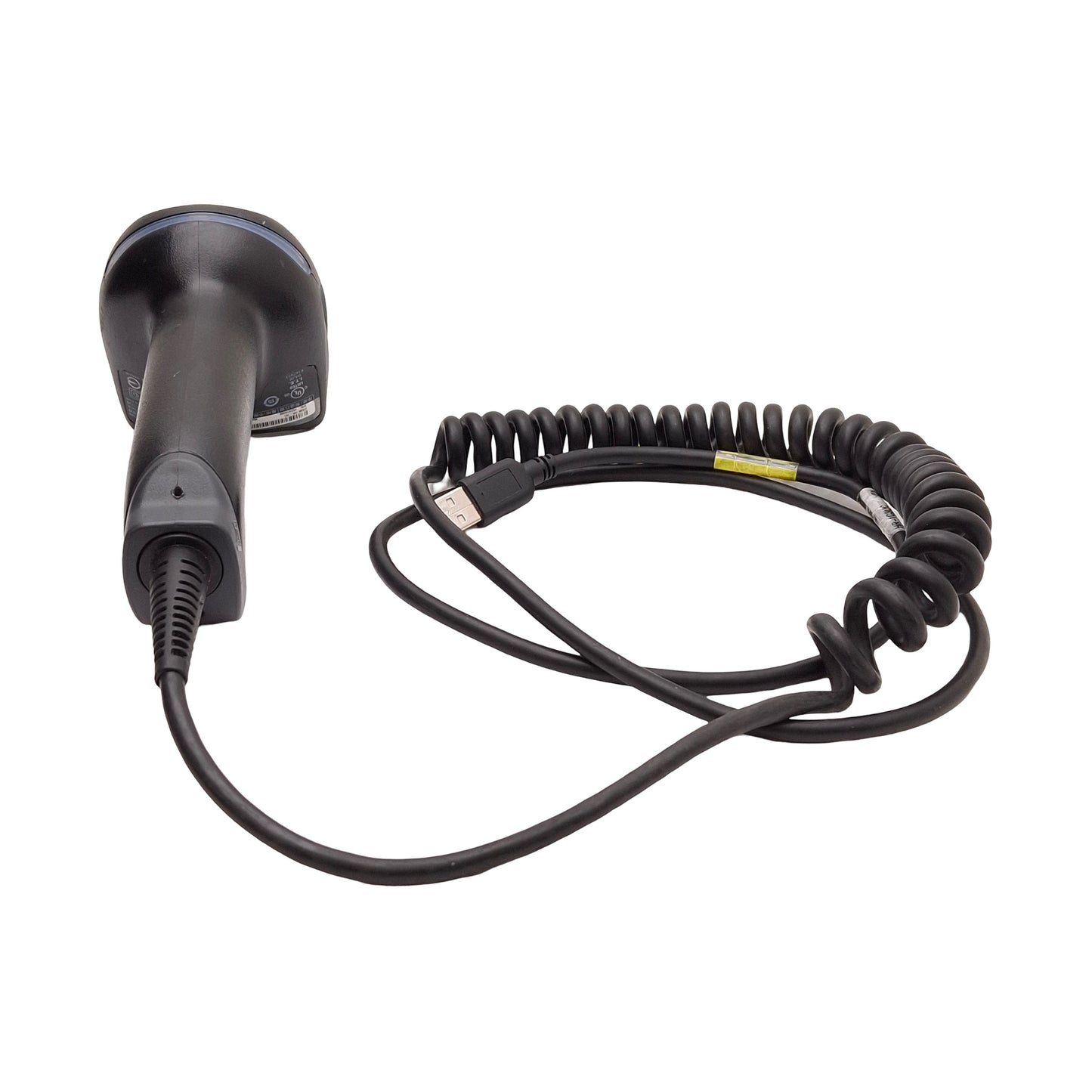 Used Keyence HR-101 Handheld Barcode Scanner, 0-114mm Reading, 5VDC, USB-A 6ft Long