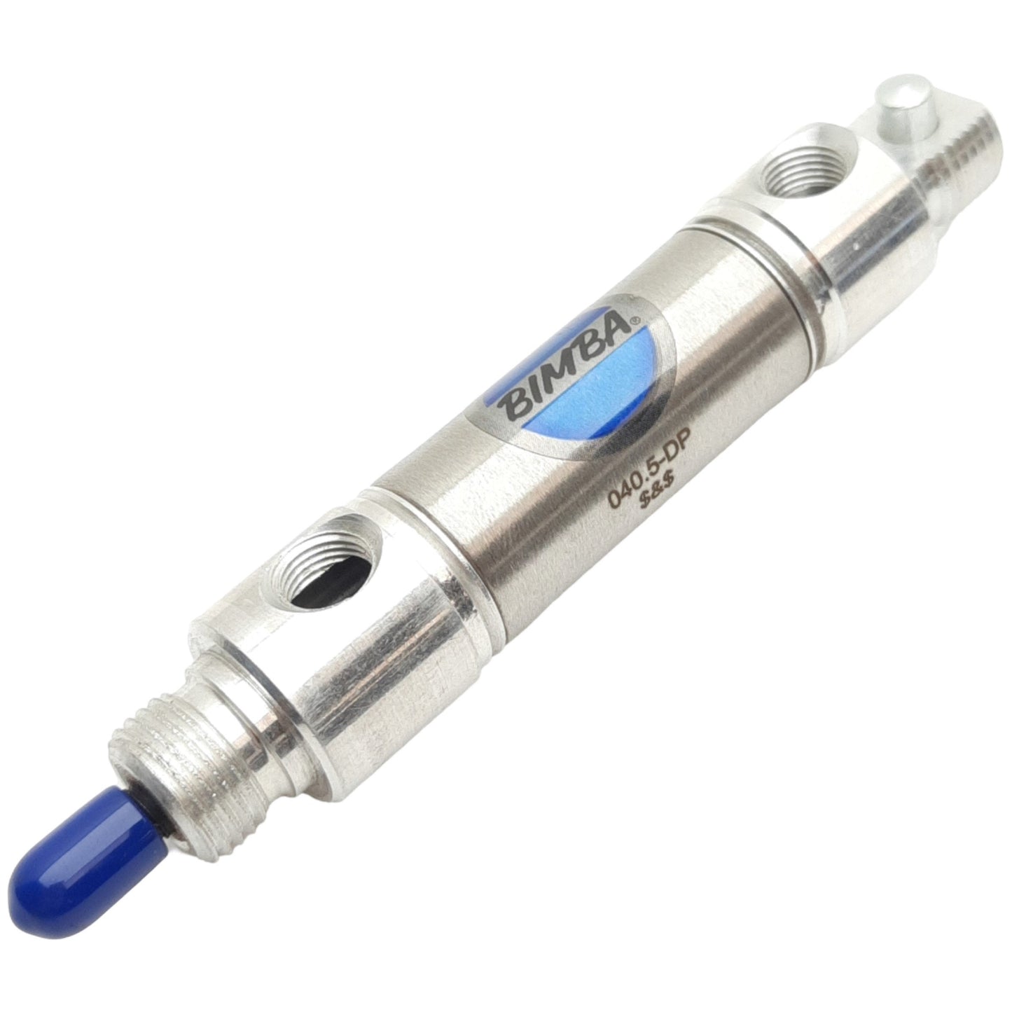 New Bimba 040.5-DP Pneumatic Cylinder, ø3/4in Bore, 0.5in Stroke, 1/8in NPT, 250psi