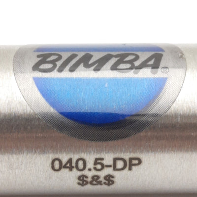 New Bimba 040.5-DP Pneumatic Cylinder, ø3/4in Bore, 0.5in Stroke, 1/8in NPT, 250psi