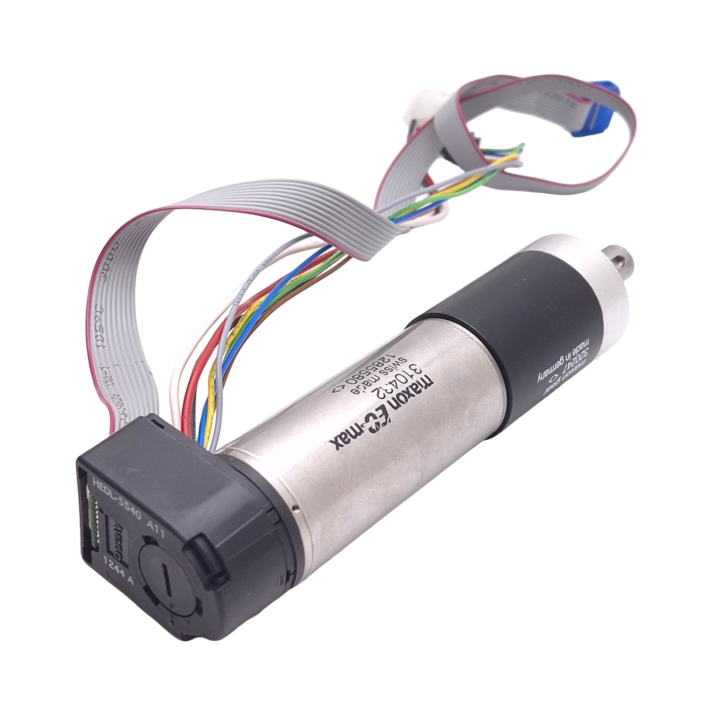 Used Maxon 310432 EC-MAX 30 Brushless DC Motor, 14:1, ø30mm, 500CPT, 574RPM, 24VDC