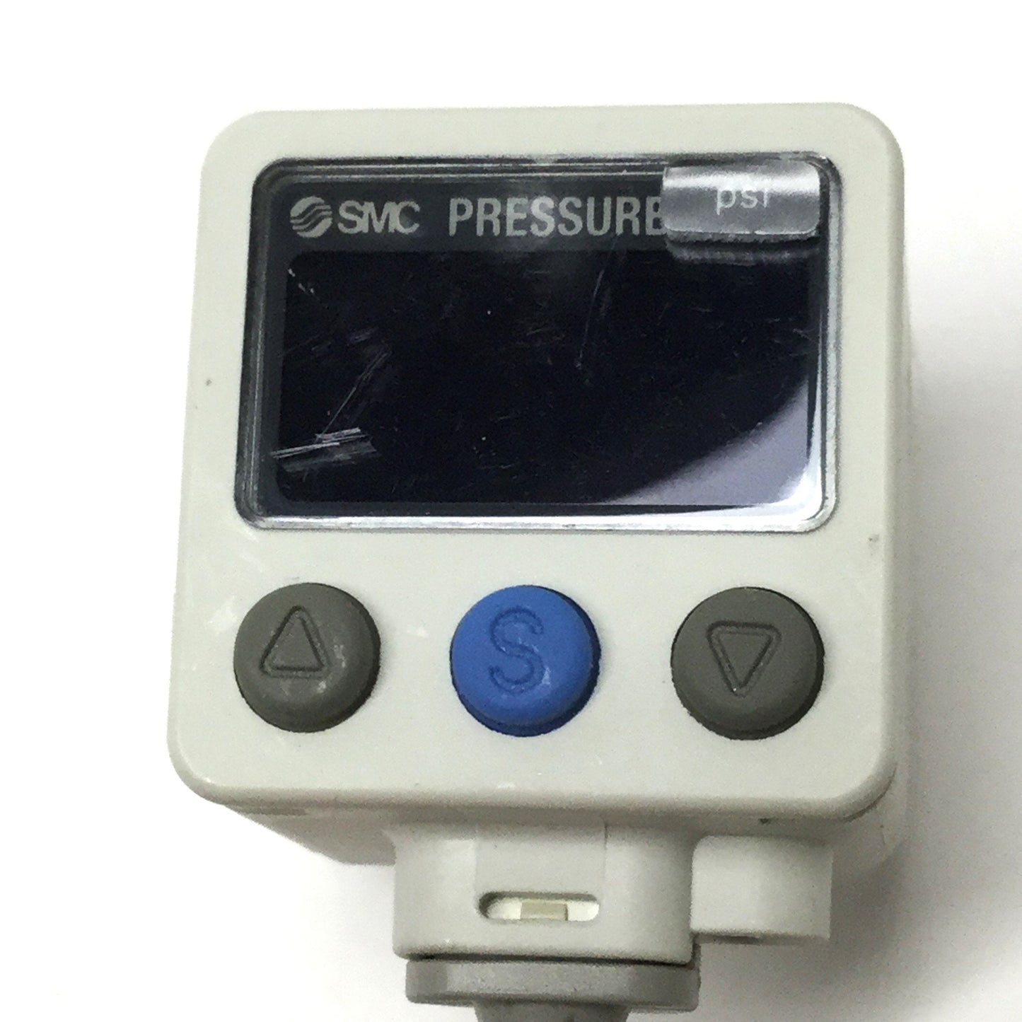 Used SMC ISE40A-01-R Digital Pressure Switch, -0.1 to 1.0MPa, NPN, R1/8, 12-24VDC
