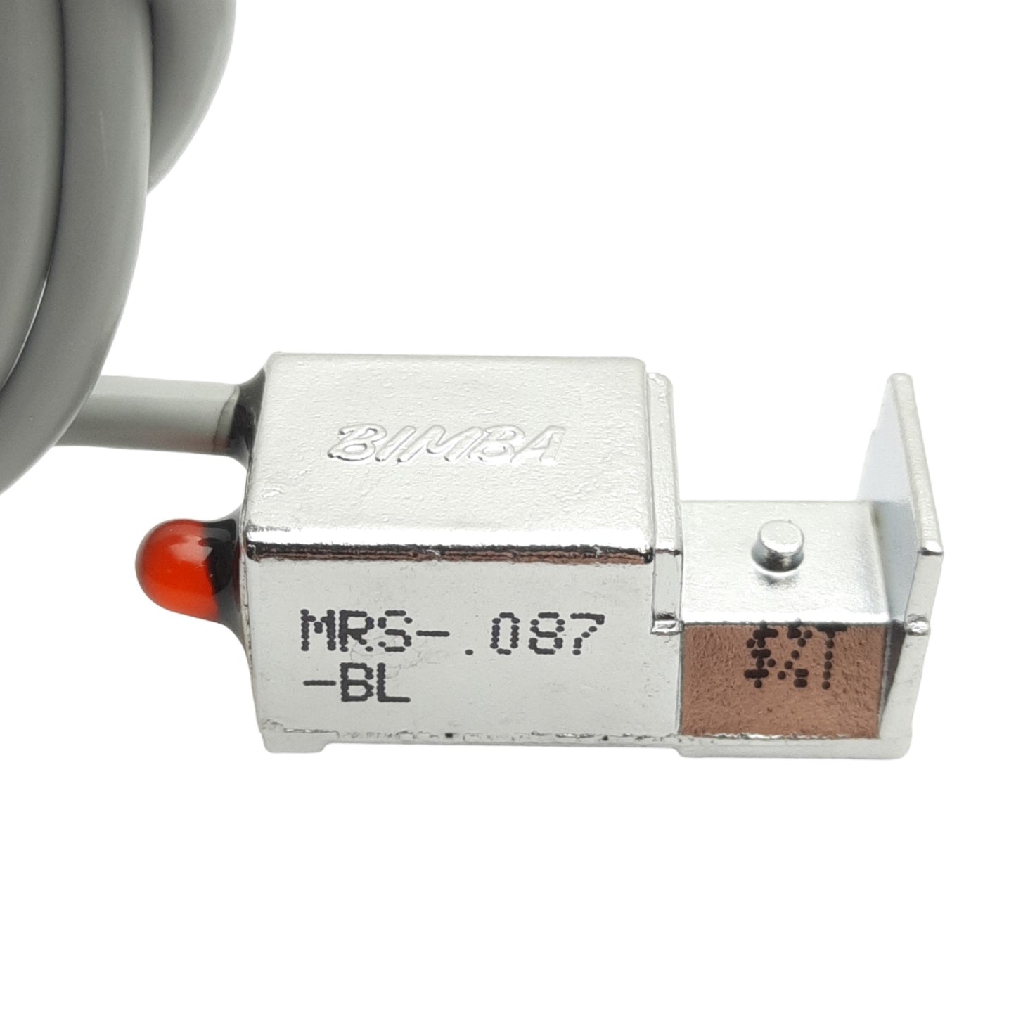 New Bimba MRS-.087-BL-70 Heavy-Duty Magnetic Reed Switch, N.O. 3 Wire, 24AC/DC