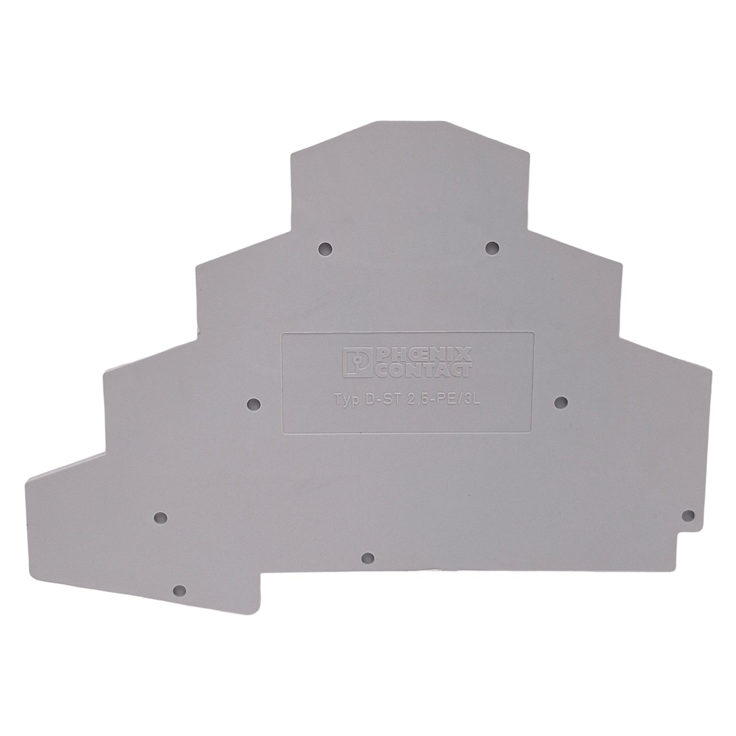 New Lot of 40 Phoenix Contact 3036673 D-ST 2,5-PE/3L Terminal Block End Cover, 2.2mm