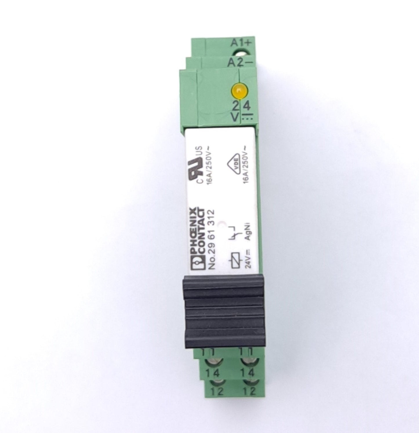 New Phoenix Contact 2967620 Relay Module, 250VAC 10A Contact, 24VDC Coil, DIN Mount