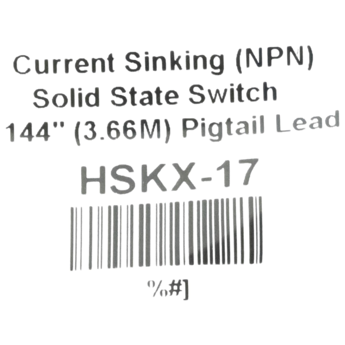 New Bimba HSKX-17 Band Mounted Solid State Switch, 30VDC 150mA, NPN, 3.6m to Leads