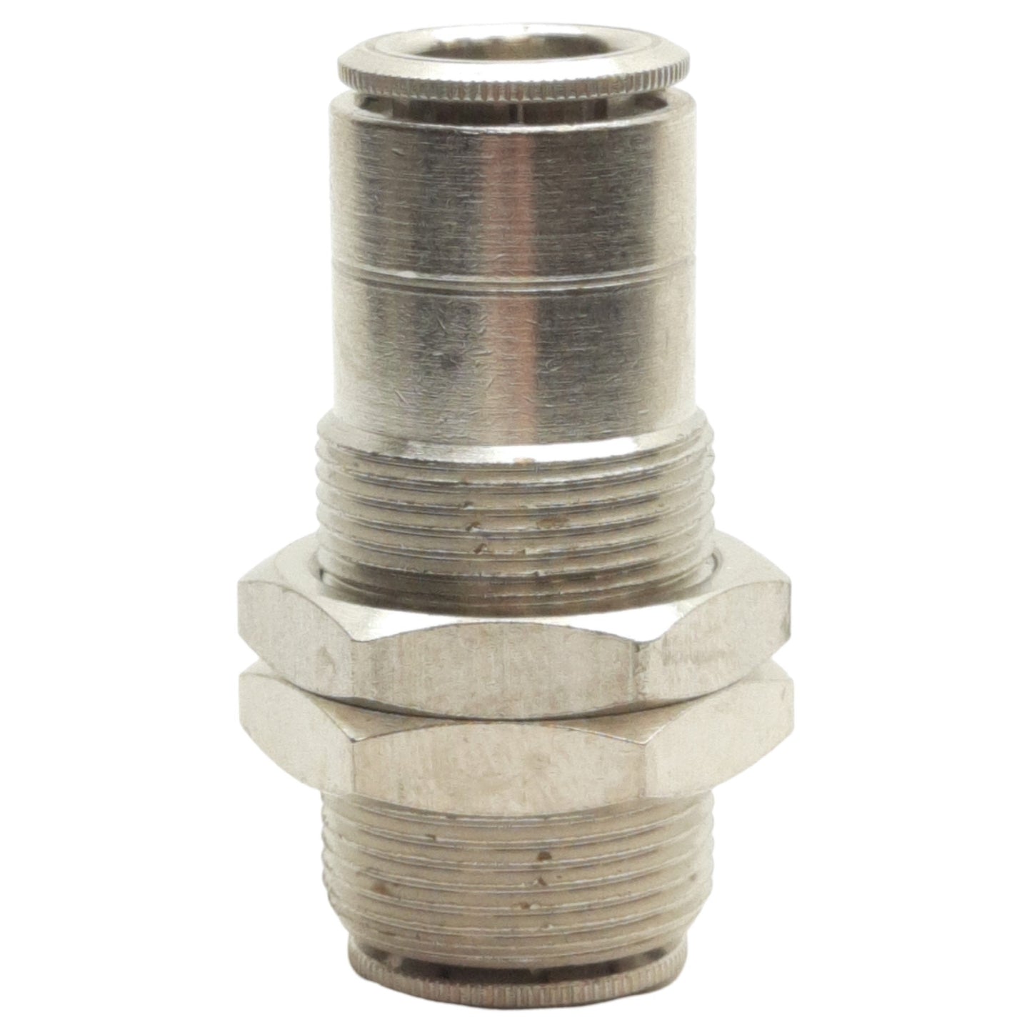 New Lot of 8 Camozzi 6590 06-00 Bulkhead, ø3/8in x ø3/8in Push-to-Connect, 10Bar