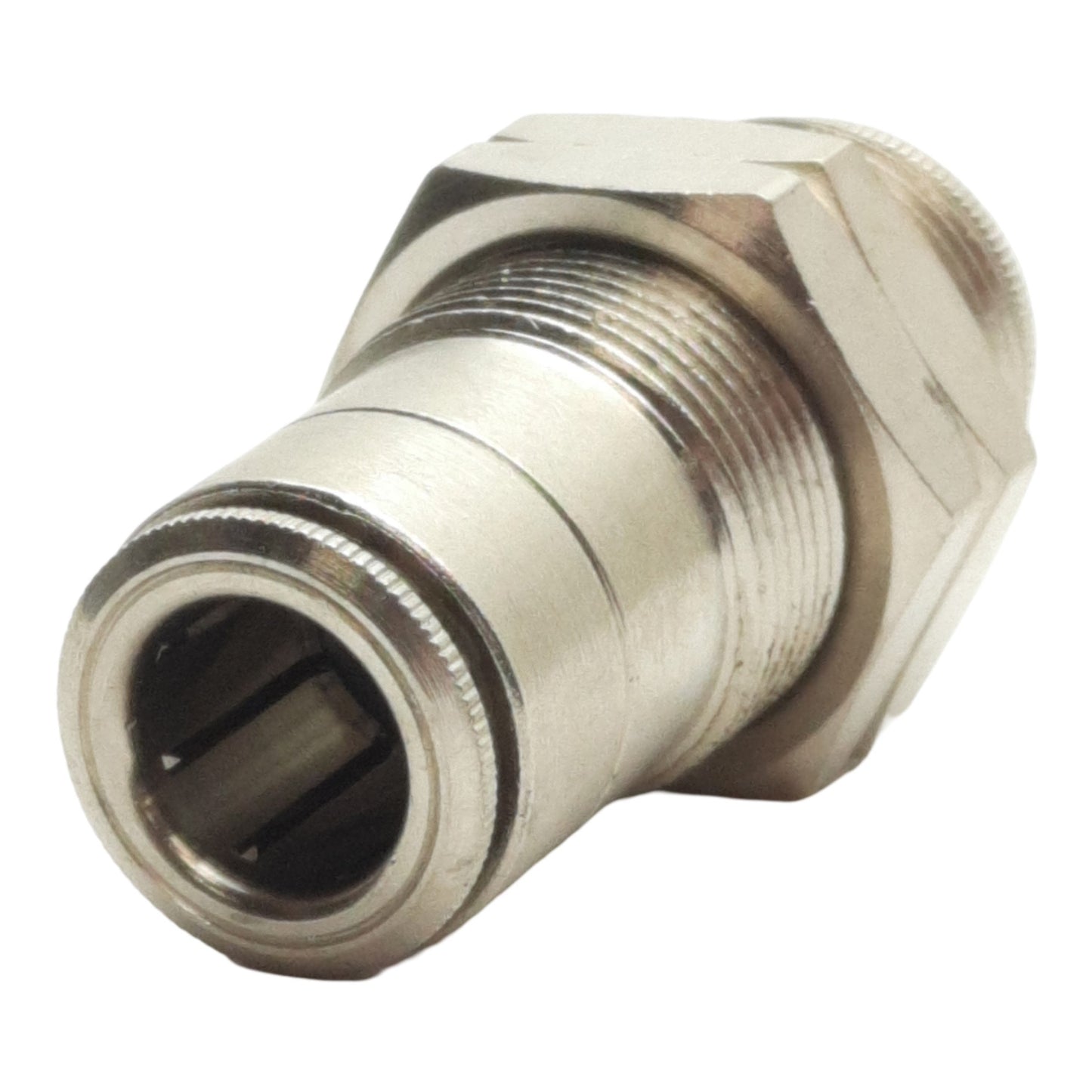 New Lot of 8 Camozzi 6590 06-00 Bulkhead, ø3/8in x ø3/8in Push-to-Connect, 10Bar