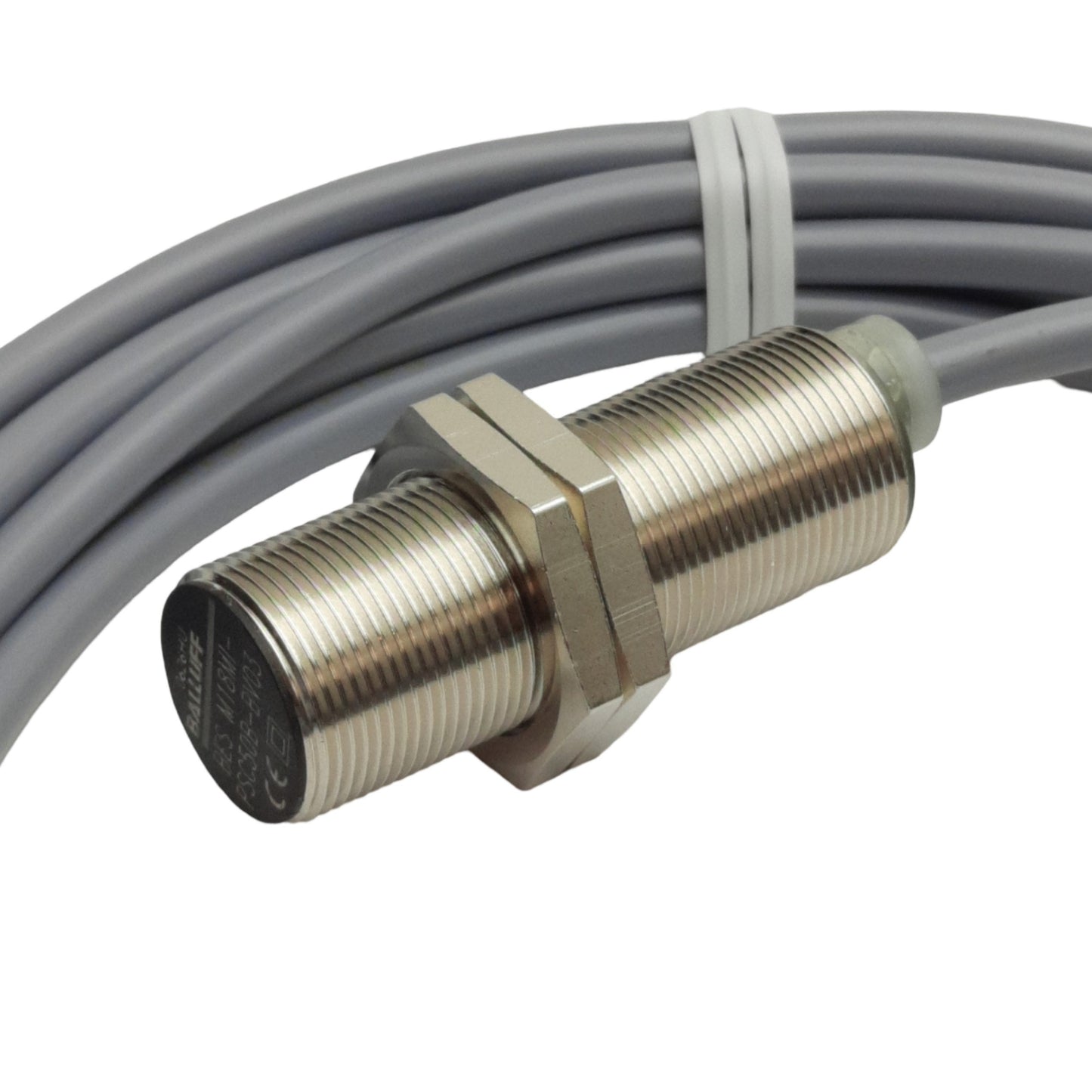 New Balluff BES M18MI-PSC50B-BV03 Proximity Sensor, PNP NO, 10-30VDC, 5mm Range