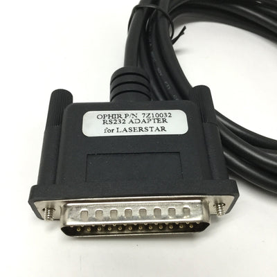 New – Open box Ophir 1Z10032 LaserStar Power Meter RS232 Cable, 9-Pin D-Sub to 25-Pin D-Sub, 2m