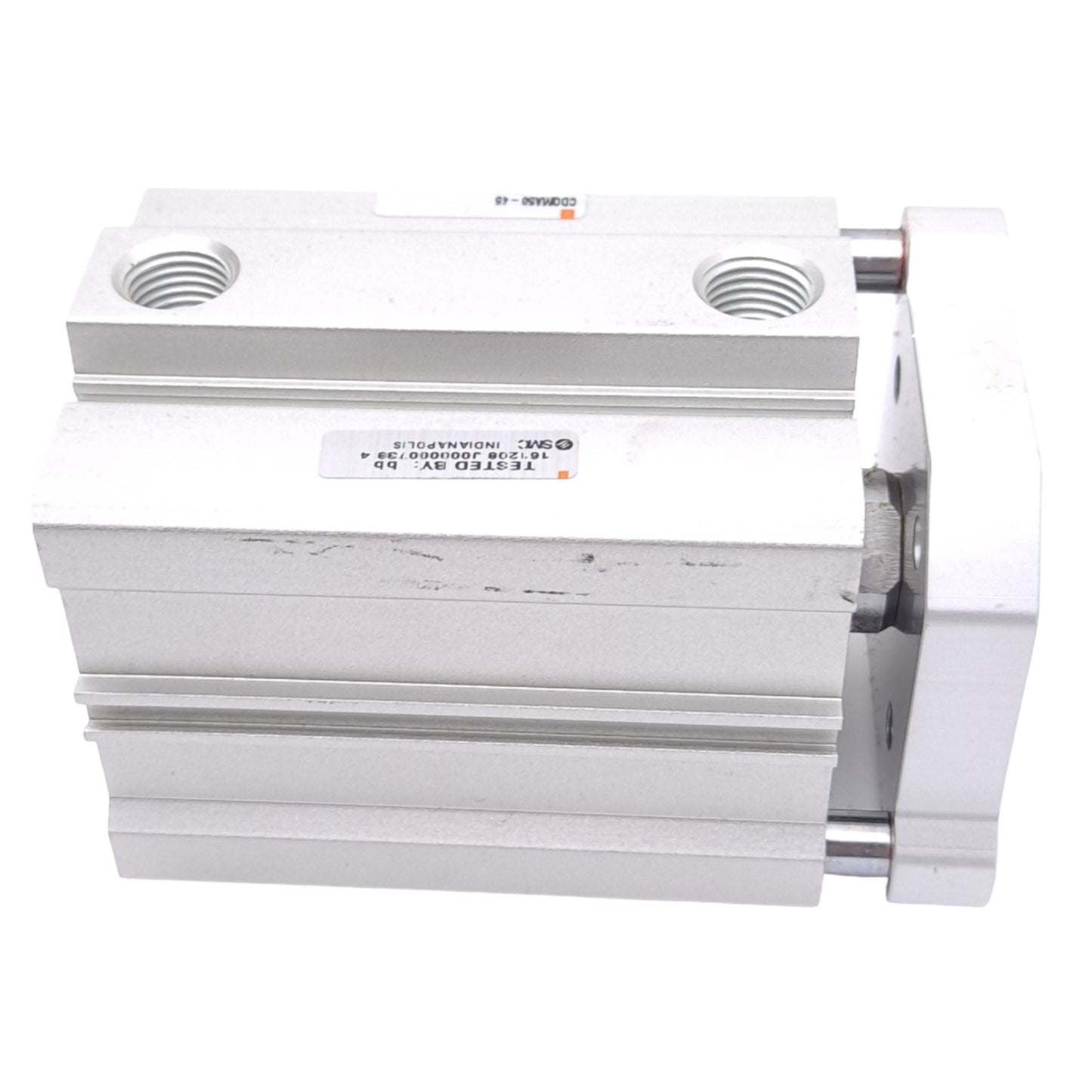 New SMC CDQMA50-45 Compact Cylinder, ø50mm Bore, 45mm Stroke, Rc 1/4in, 1.0 MPa