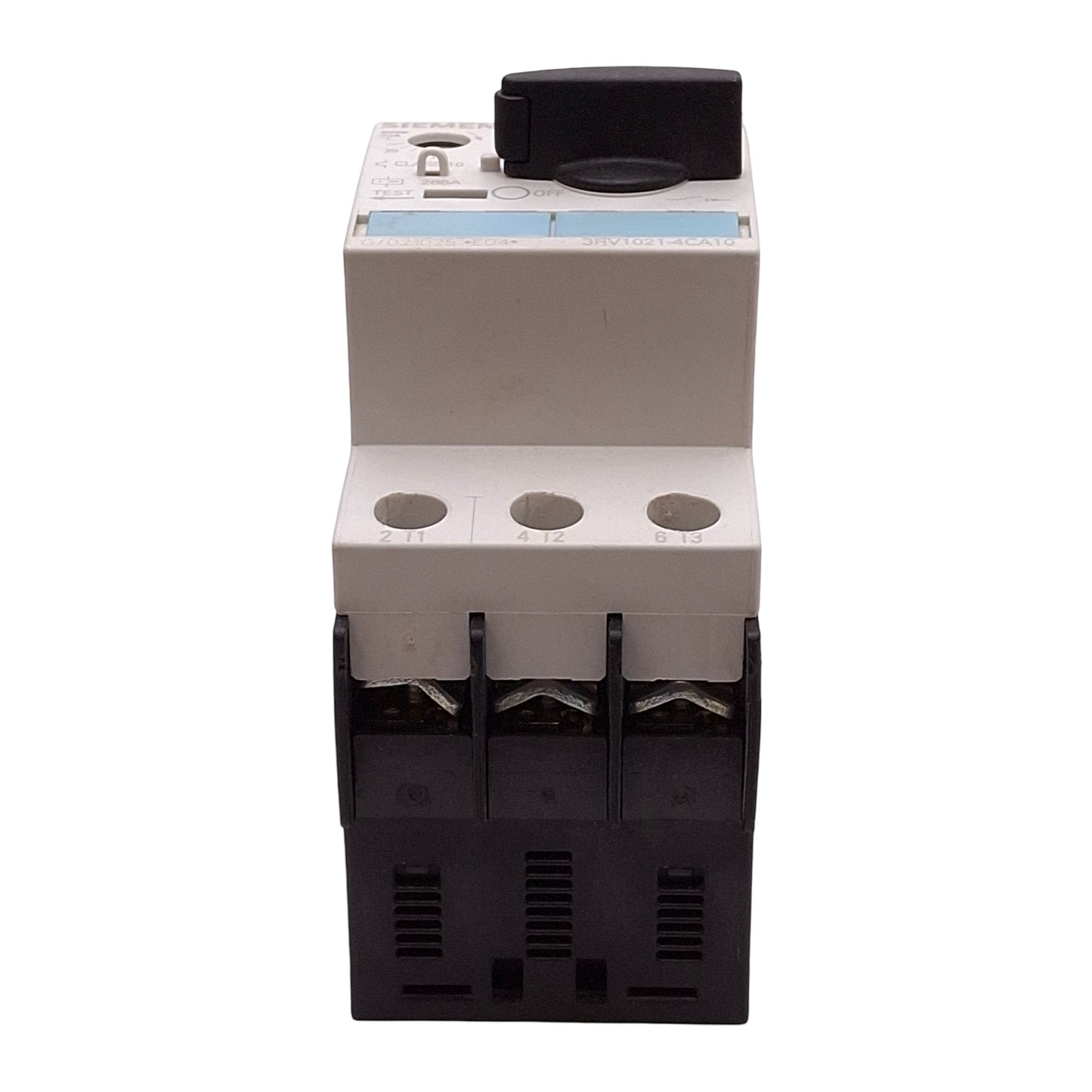 Used Siemens 3RV1021-4CA10 Motor Protection Circuit Breaker 3-Pole 17-22A 690VAC