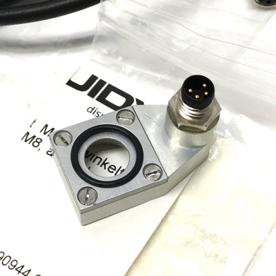 New – Open box Nordson Liquidyn Fluid Dispensing Jetting Valve Nozzle Heater M8, Angled 90°