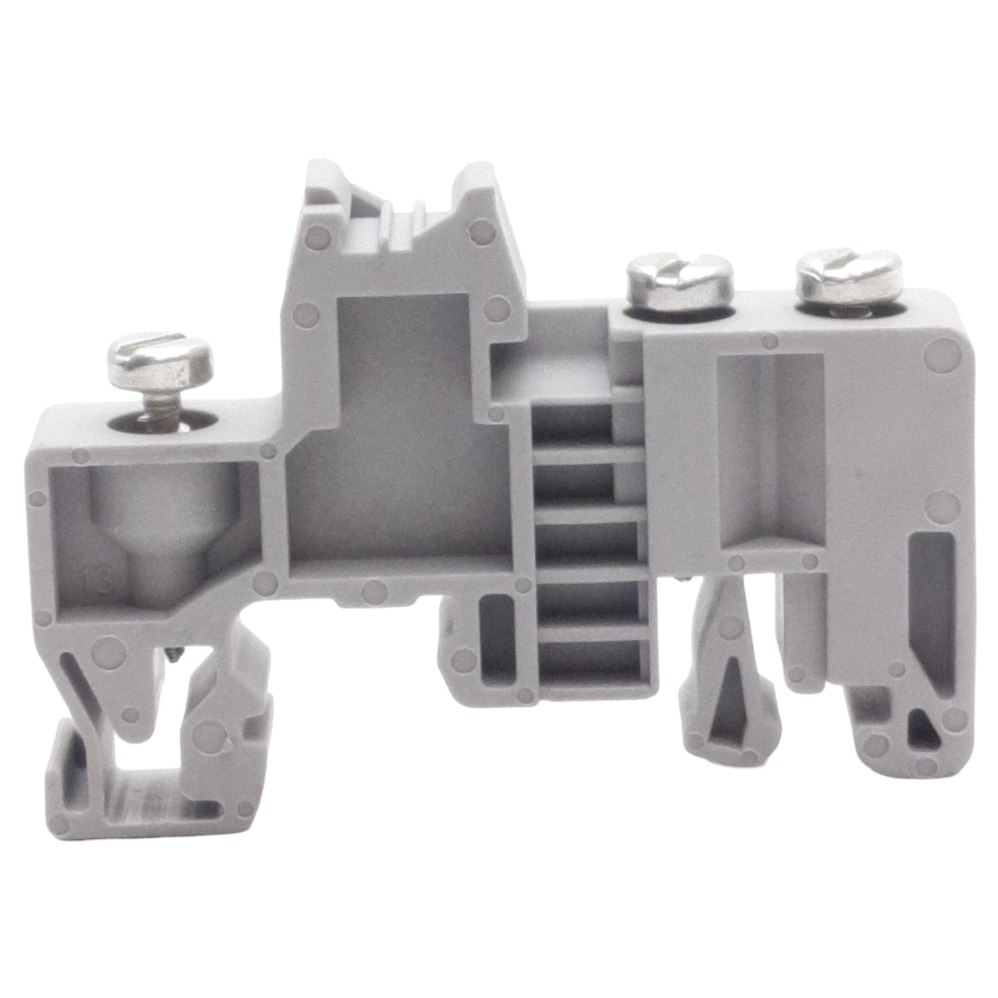 New Lot of 30 Phoenix Contact 1201442 End Bracket, Gray, DIN Rail Mount NS 32/NS 35