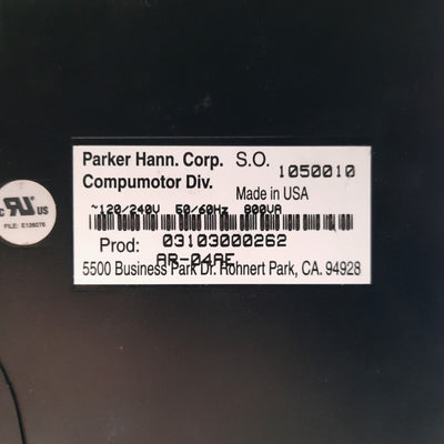 Used Parker AR-04AE Aries Single Axis Servo Drive 170/340VDC 400W 3.2A *Cracked Case*