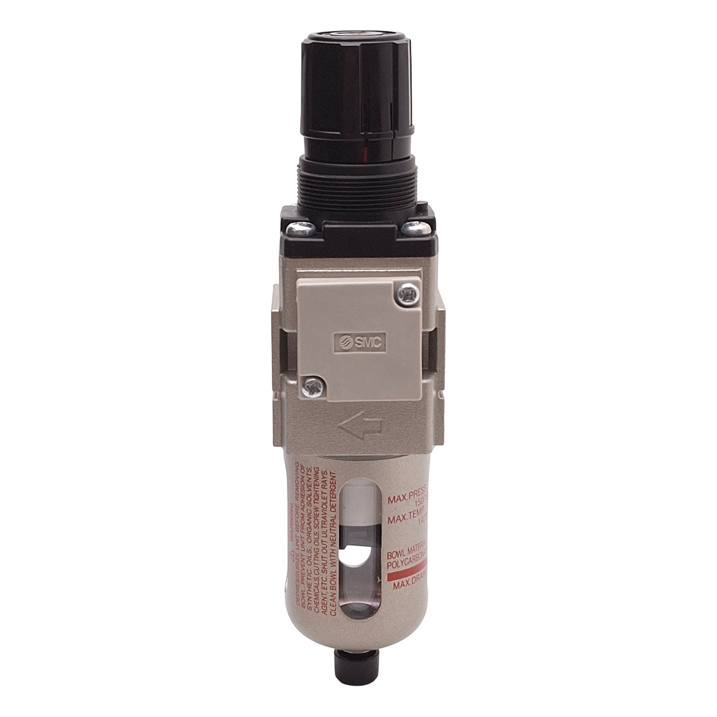 SMC AW20-N02-CZ Filter Regulator, 7-125PSI Set, 5µm Filtration, 1/4in NPT