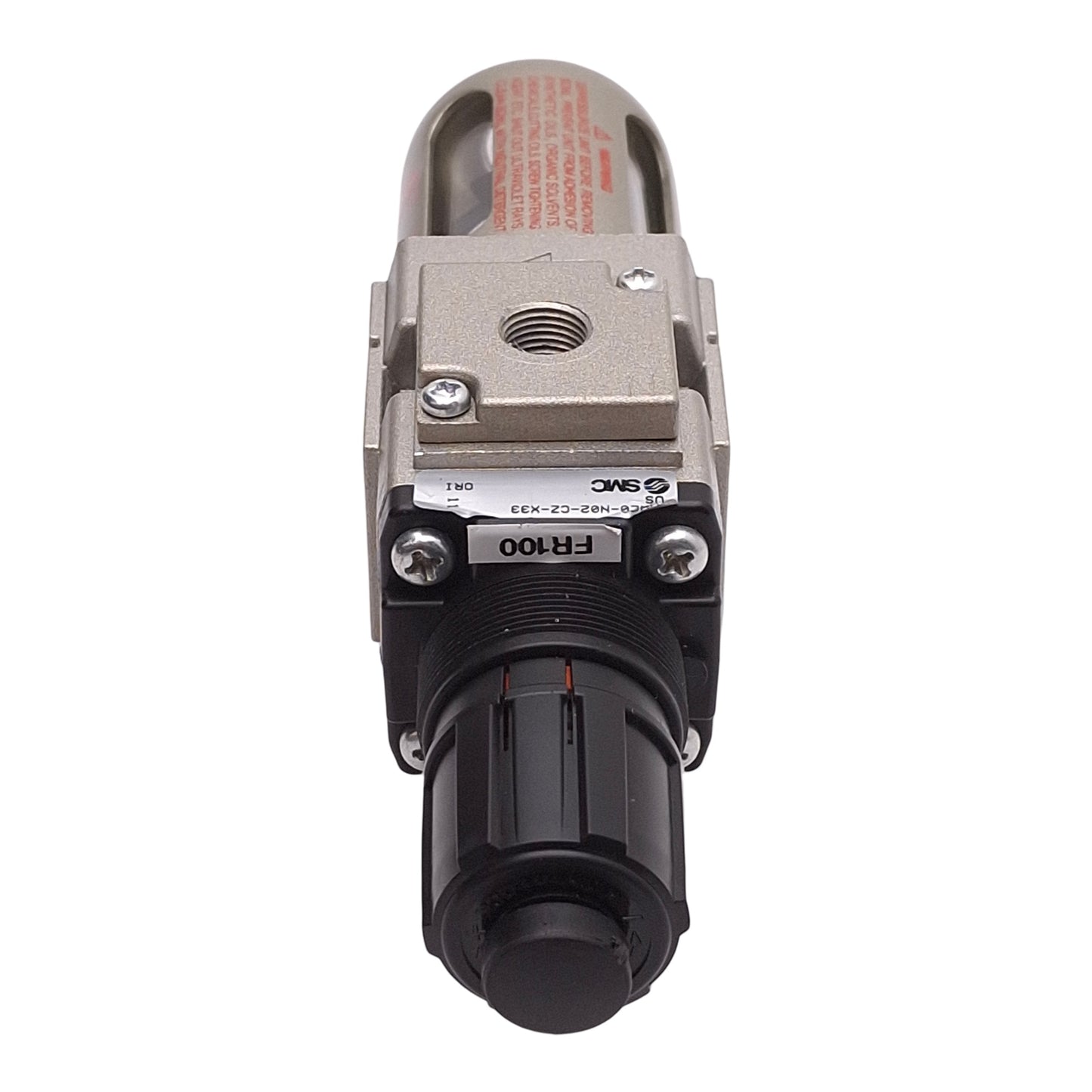 SMC AW20-N02-CZ-X33US Filter Regulator, 7-125PSI Set, 5µm Filter, 1/4in NPT