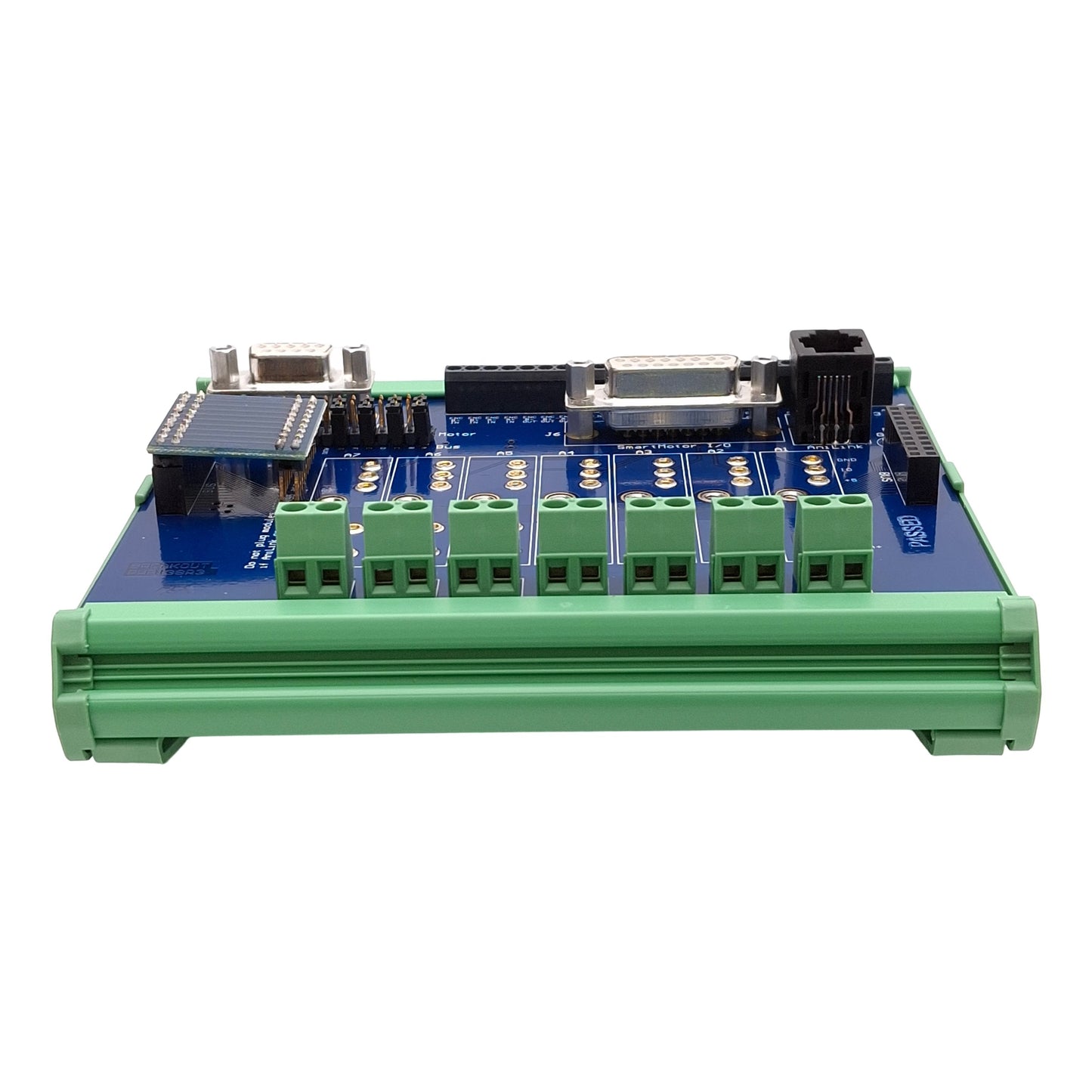 New Moog Animatics PWB138R3 SmartMotor Controller Breakout Board, RS-232, 24-48VDC