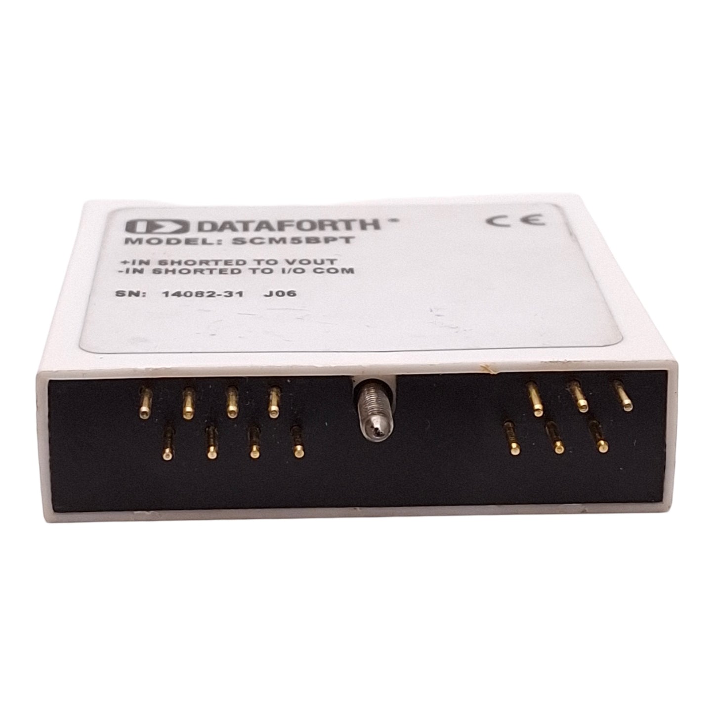 Used Dataforth SCM5BPT Pass Thru Module, Non-Isolated, Unity Gain, ±10V Input/Output