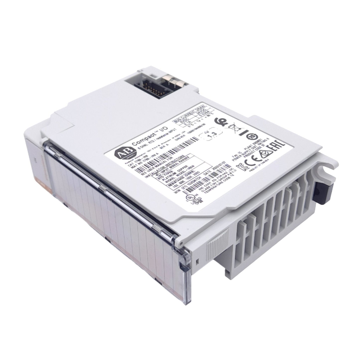 New Allen Bradley 1769-IR6 Compact Input Module, 6 Input RTD, 0-3000Ω, 24VDC, DIN