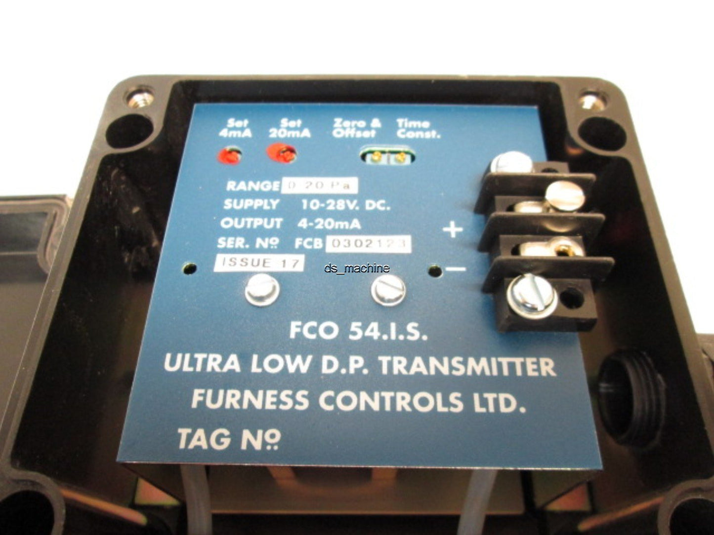 Used Furness Controls FC054 I.S. Ultra Low DP Transmitter 0-20 Pa