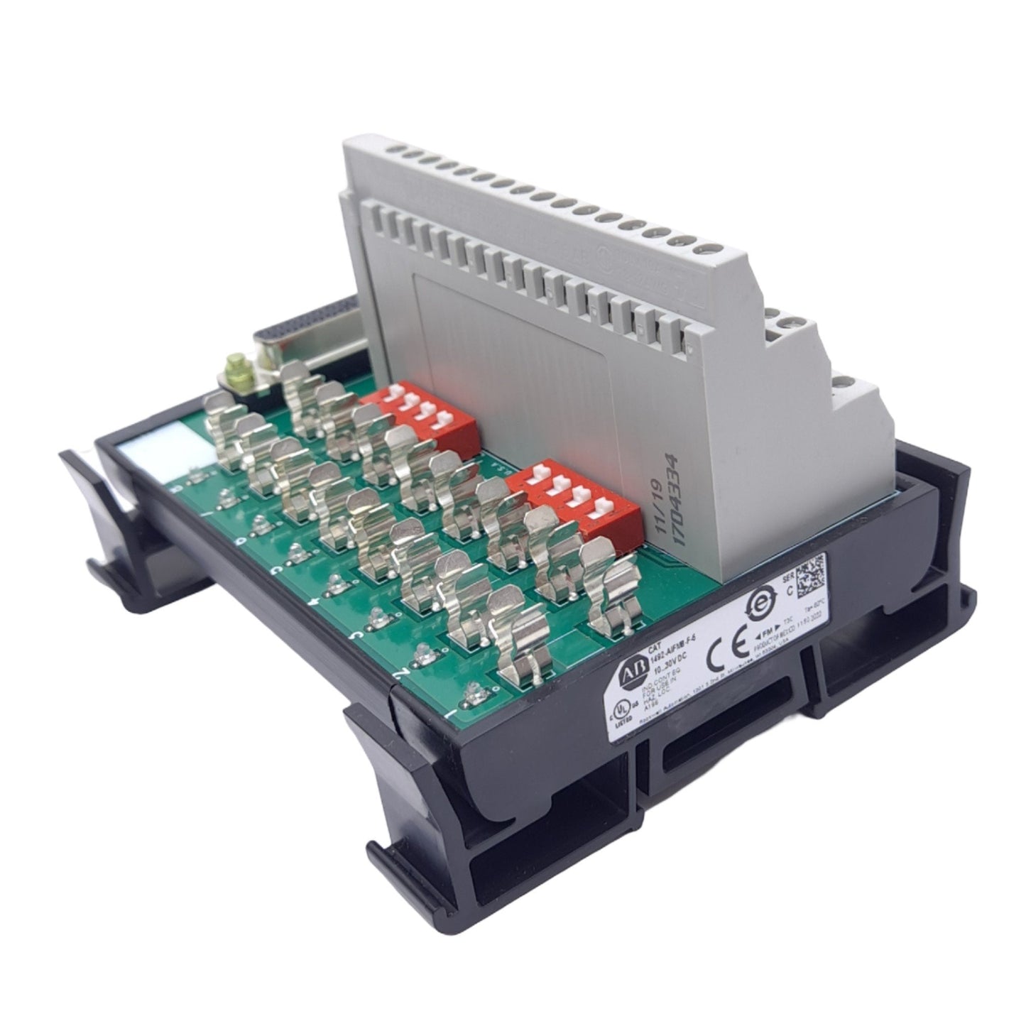 New Allen Bradley 1492-AIFM8-F-5 Fusible Analog Interface Module, 8-Channel, D-Sub