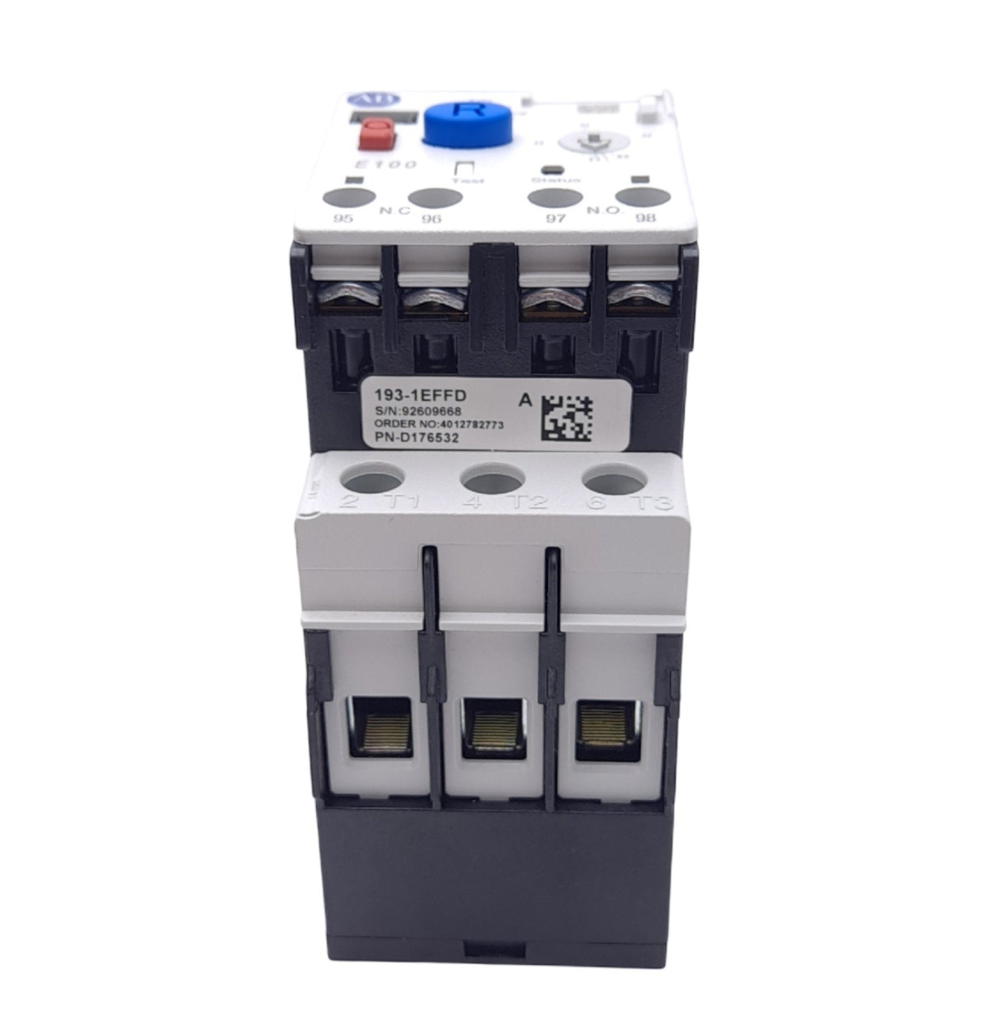 New Allen Bradley 193-1EFFD Overload Relay for 100-C Series, 11-55A, 3-Phase, 690VAC