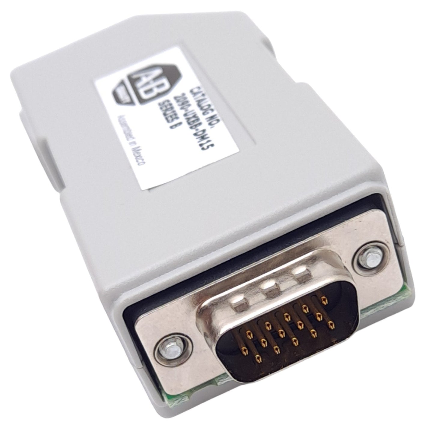 New Allen Bradley 2090-UXBB-DM15 Motor Feedback Breakout Board, D-Sub 15-Pin