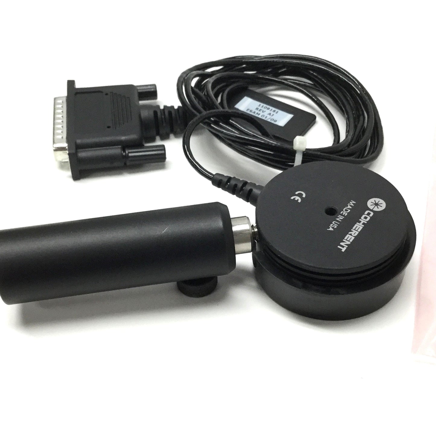 Used Coherent J-25MB-IR Pyroelectric Laser Pulse Energy Sensor 1.5mJ-3J, 532-2100nm