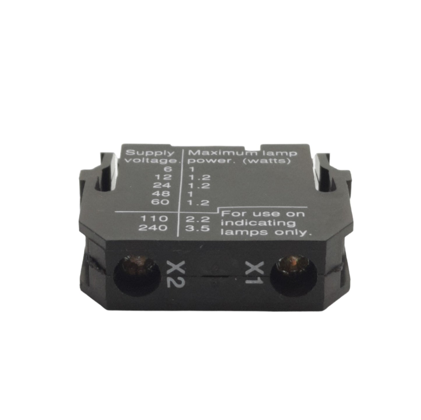 Used Eaton Cutler Hammer E22D Pushbutton Operator Light Source, 250VAC Max, BA9, 22mm