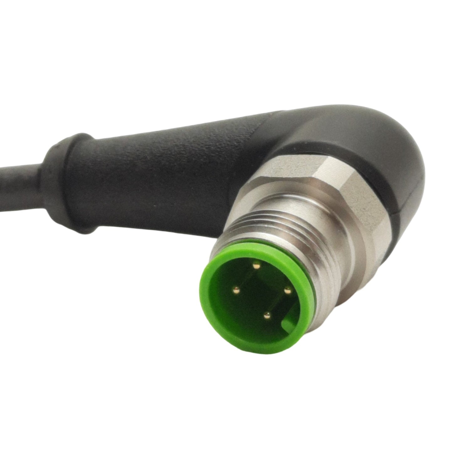 New Murrelektronik 342627 Cordset Extreme M12 Male 4-Pin to Valve Plug MDC06-2s, 8in
