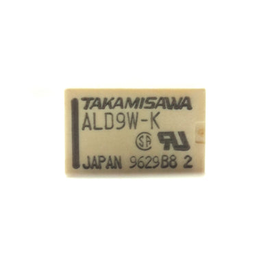 Used Lot of 25 TAKAMISAWA ALD9W-K Relay DPDT NO/NC 125VAC .5 2x 9VDC Coil Latching