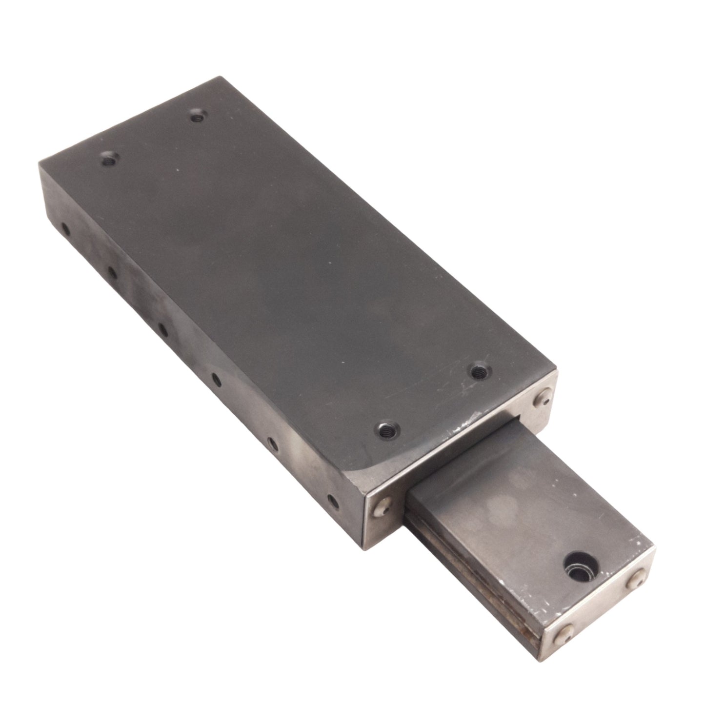 Used Tusk RX6-4 Linear Crossed Roller Slide Stage, 4" Travel, 440lb Rating, 6" x 2.6"
