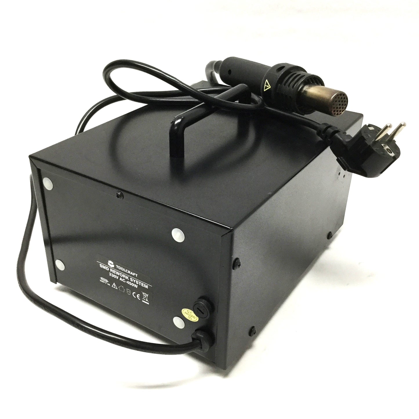 Used Toolcraft AT850D SMD Hot Air Soldering Rework System 450W 230VAC 50Hz, ESD Safe