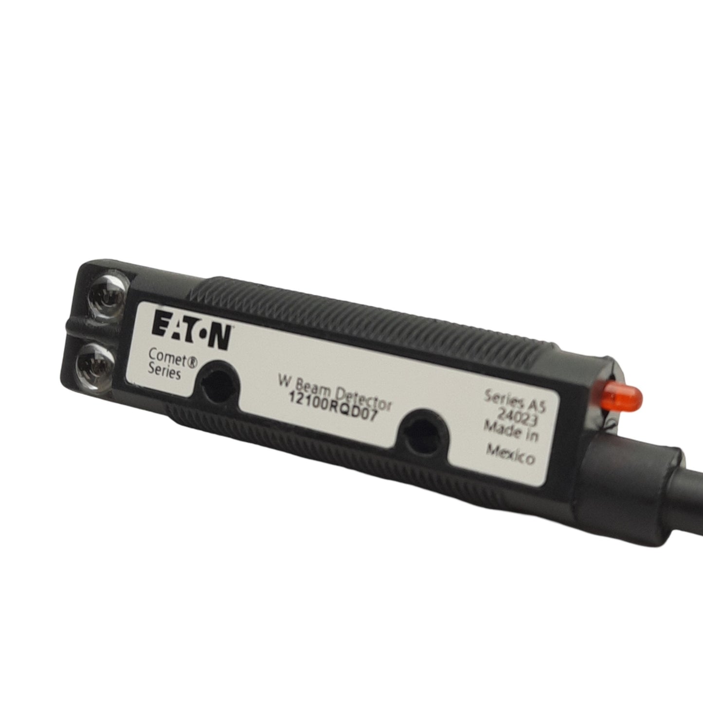 New Eaton 12100RQD07 Photoelectric Sensor, NPN PNP, 10-30VDC, M12 4-Pin, 18mm Range